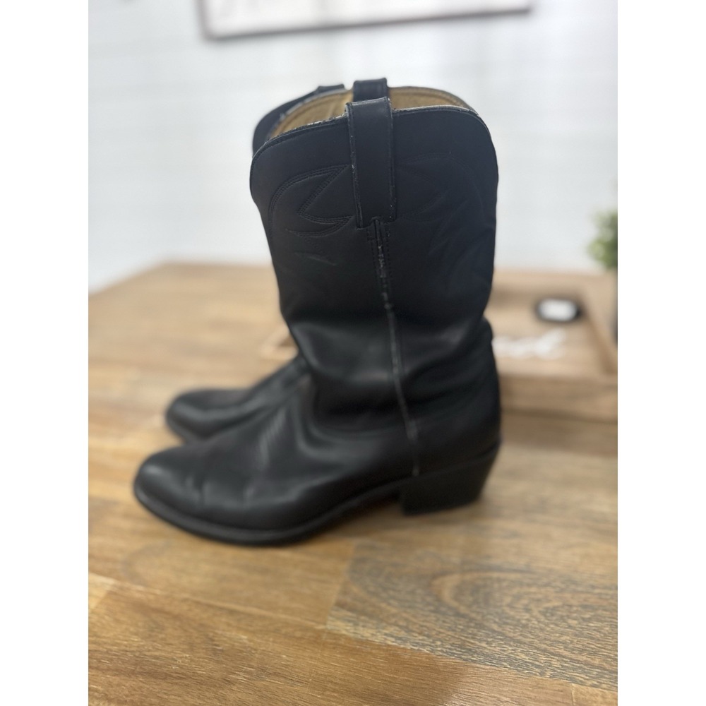 Durango TR760 Black Leather Western Boots Men's Size 11